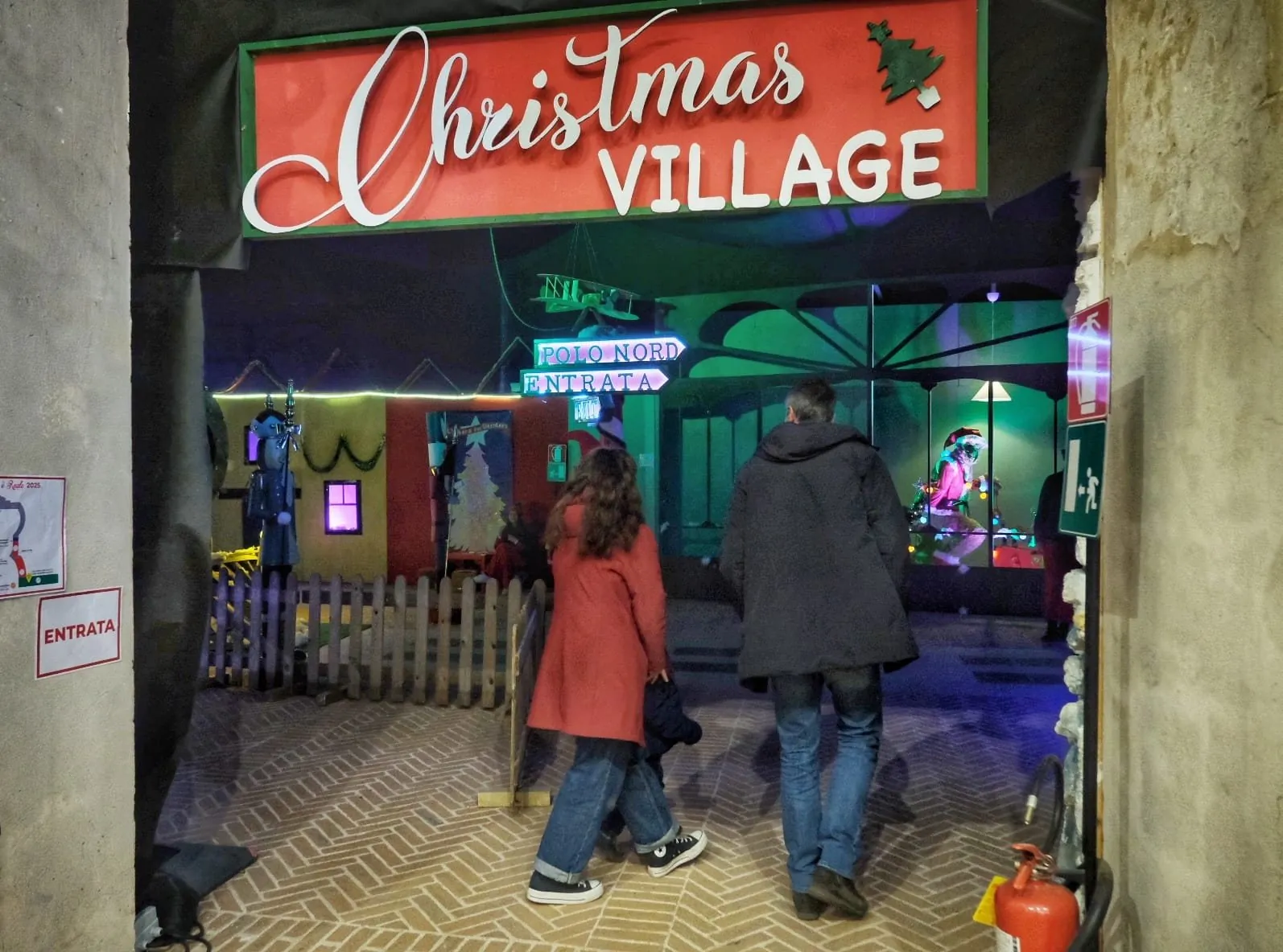 L'ingresso del Christmas Village