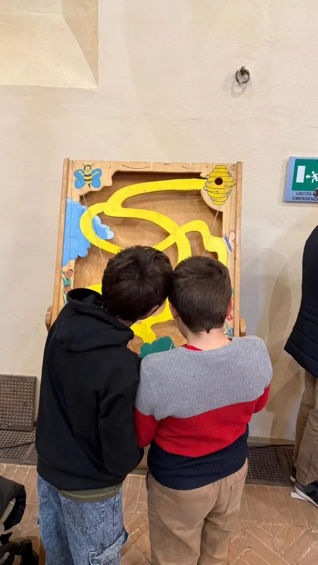 Il labirinto di legno a parete