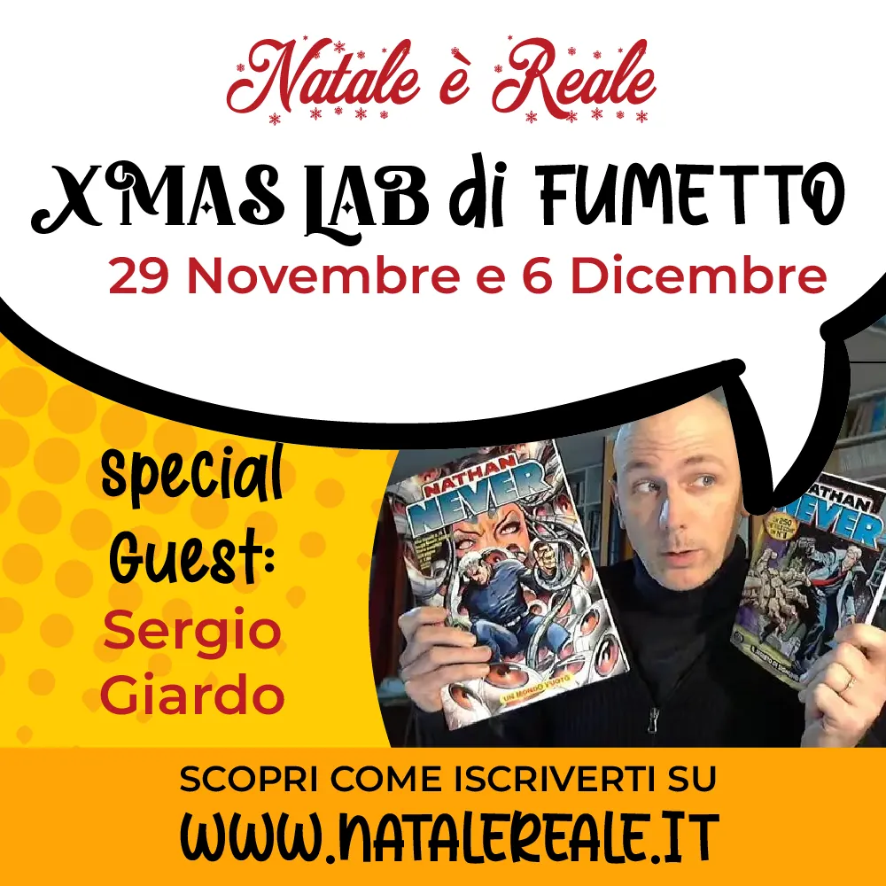 Xmas Lab di fumetto vieni a realizzare il tuo super personaggio!